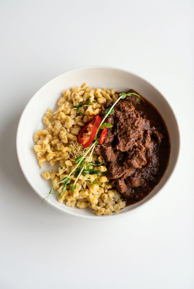 marhapörkölt, beef stew